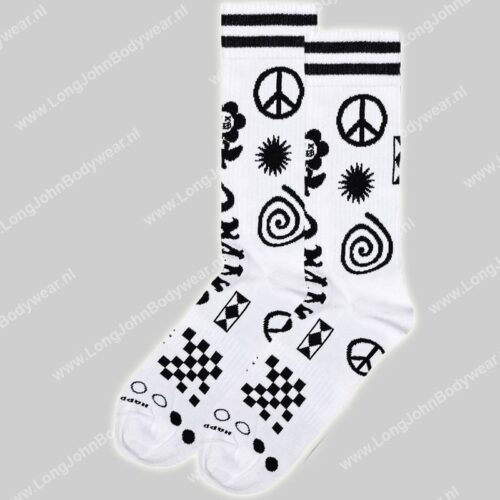 Happy Socks Random Rave Sneaker Sock-0 Happy Socks Random Rave Sneaker Sock-0