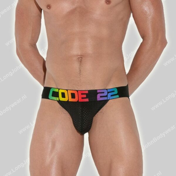 Code 22 Pride Mesh Jockstrap