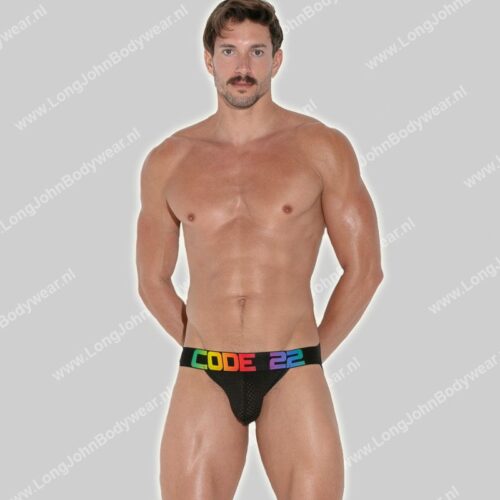 Code 22 Pride Mesh Jockstrap-0
