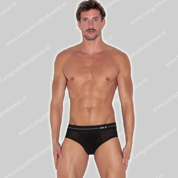 Code 22 Sheer Mesh Brief-0