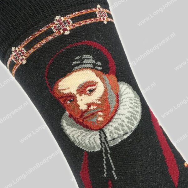 Kunstsokken Portret van Willem van Oranje als Vader des vaderlands