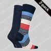 Tommy Hilfiger Multicolor Stripe Socks 2-Pack
