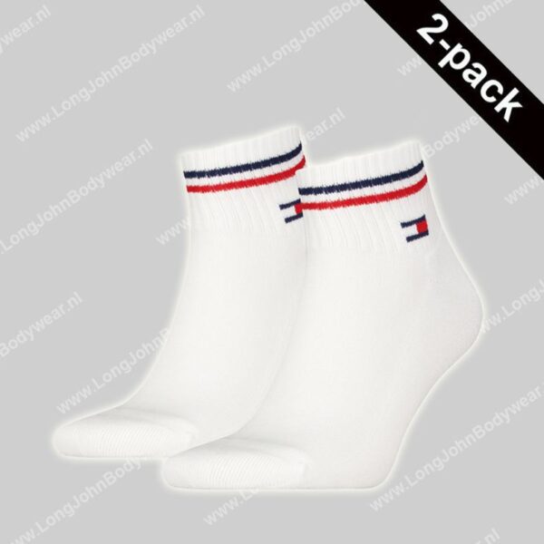Tommy Hilfiger TJ Quarter Socks 2-Pack-0