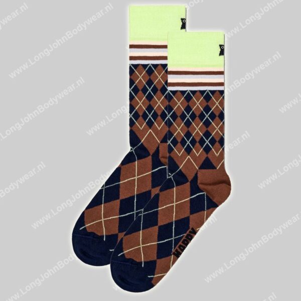 Happy Socks Mixed Argyle Sock-0