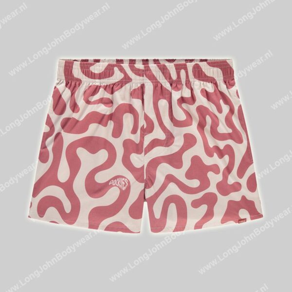 Pockies Red Swirls Red Check short