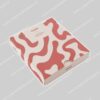 Pockies Red Swirls Red Check short