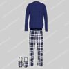 Tommy Hilfiger PJ Set + Fluffy Sloffen-0