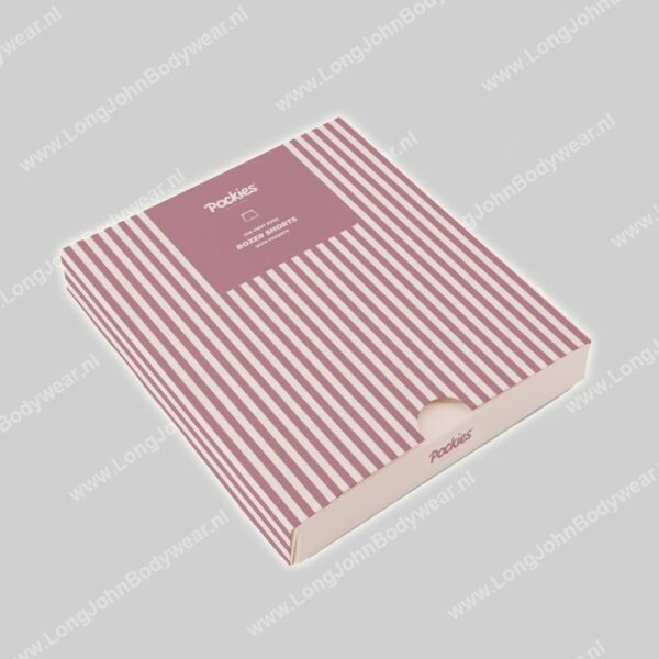 Pockies Boxershort Pink Striped