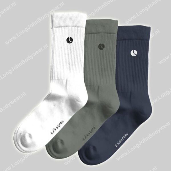 Bjorn Borg 3-pack Crew Socks-0