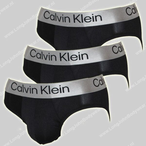 Calvin Klein Brushed Microfiber Hip Briefs 3-Pack-0