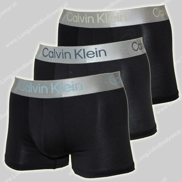 Calvin Klein Brushed Microfiber Trunks 3-Pack-0