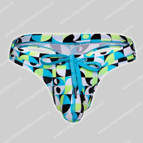 Sukrew Torrent Swim Thong-Retro Lime-0 Sukrew Torrent Swim Thong-Retro Lime-0