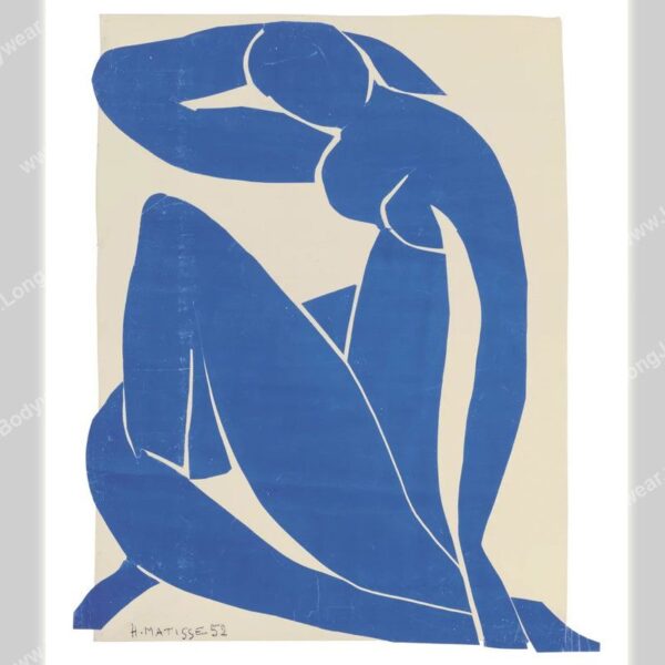Kunstsokken Blue Nude II Kunstsokken Blue Nude II