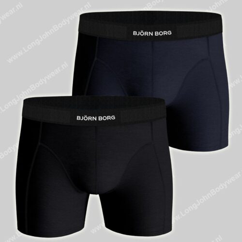 Bjorn Borg 2-Pack Organic Cotton Stretch Boxer-0 Bjorn Borg 2-Pack Organic Cotton Stretch Boxer-0