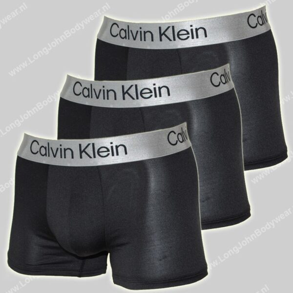 Calvin Klein Brushed Microfiber Trunks 3-Pack-0