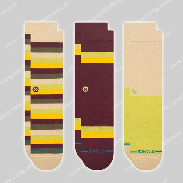 Stance Sokken UpState Crew 3-pack-0