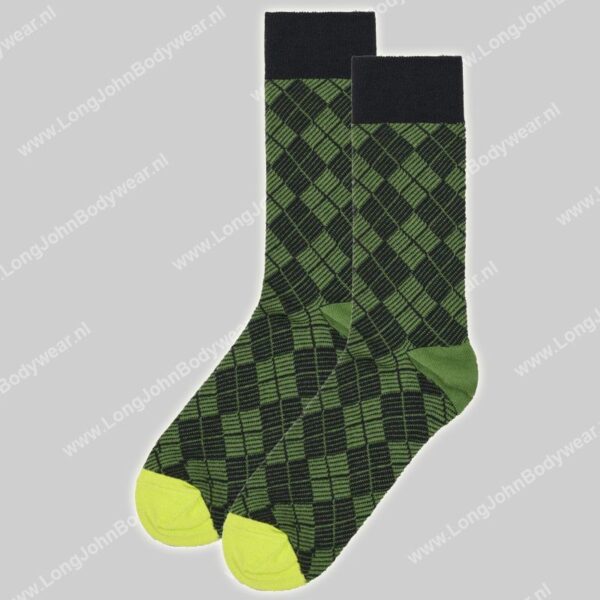 Happy SocksMini Argyle Jaguard Sock-0