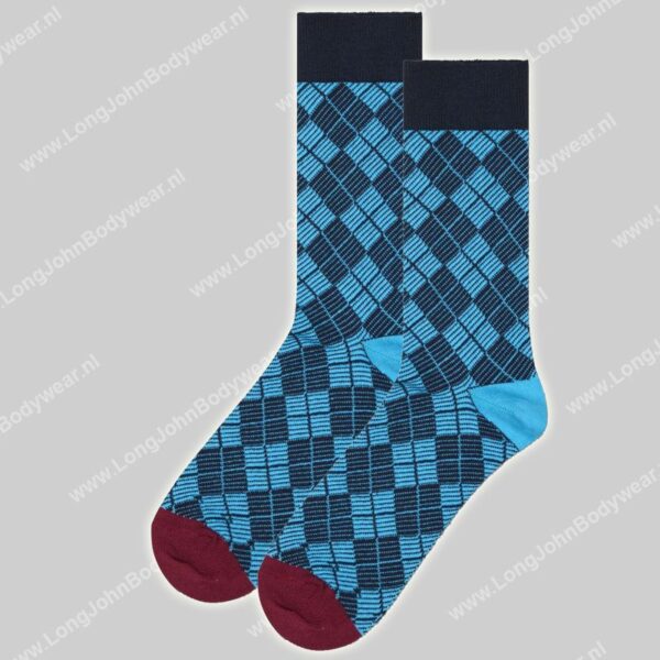 Happy Socks Mini Argyle Jaquard Sock-0