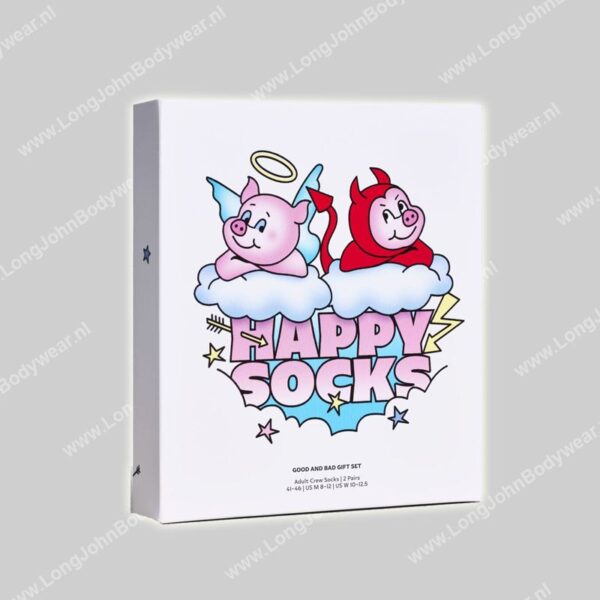 Happy Socks Good Bad Pig Giftset 2-pack Sock-0