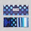 Happy Socks 4-Pack Navy Socks Gift-Set