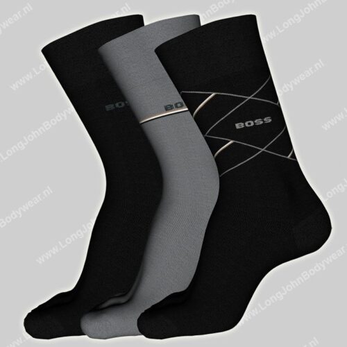 Hugo Boss 3-pack sokken Icon-0 Hugo Boss 3-pack sokken Icon-0
