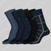 Hugo Boss 5-pack sokken Check-0