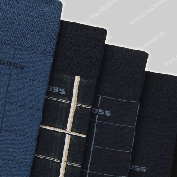 Hugo Boss 5-pack sokken Check