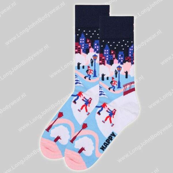 Happy Socks Ice skating in the City Socks-0