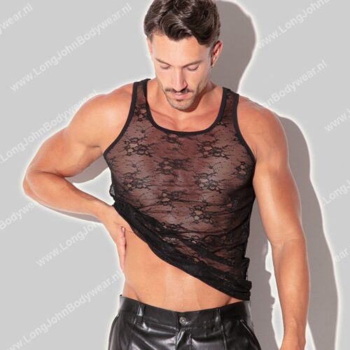 Code 22 Sheer Lace TankTop Code 22 Sheer Lace TankTop
