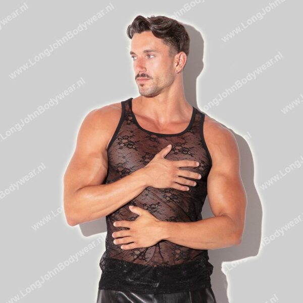Code 22 Sheer Lace TankTop