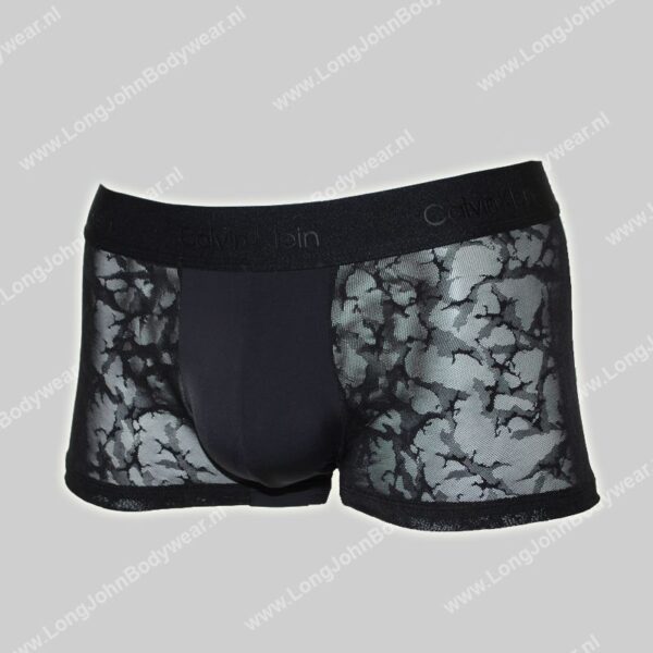 Calvin Klein Low Rise Trunk Microfiber Lace-0