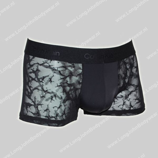 Calvin Klein Low Rise Trunk Microfiber Lace