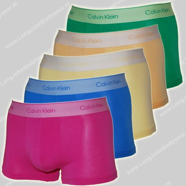 Calvin Klein Icon Cotton Stretch Low Rise Trunks 5-Pack