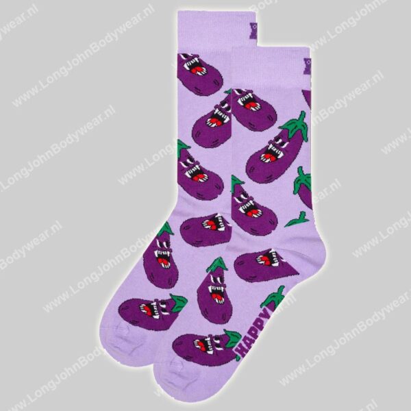 Happy Socks Angry Eggplant Sock-0