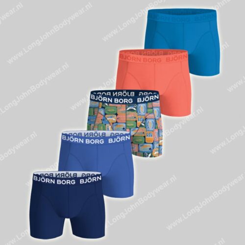 Bjorn Borg 5-Pack Boxer Cotton Stretch Bjorn Borg 5-Pack Boxer Cotton Stretch
