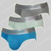 Calvin Klein Brushed Microfiber Hip Briefs 3-Pack-0