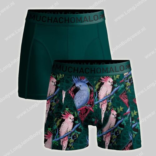 MuchachoMalo Pink Cockatoo 2-Pack Shorts Cotton Modal-0 MuchachoMalo Pink Cockatoo 2-Pack Shorts Cotton Modal-0