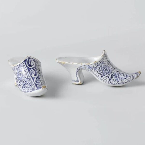 Kunstsokken Delfts Blauw Paar Schoenen