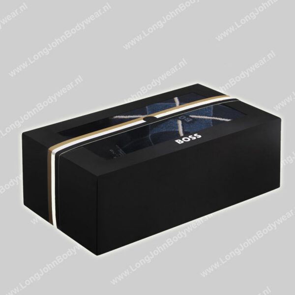 Hugo Boss 3-pack sokken Giftset Argyle