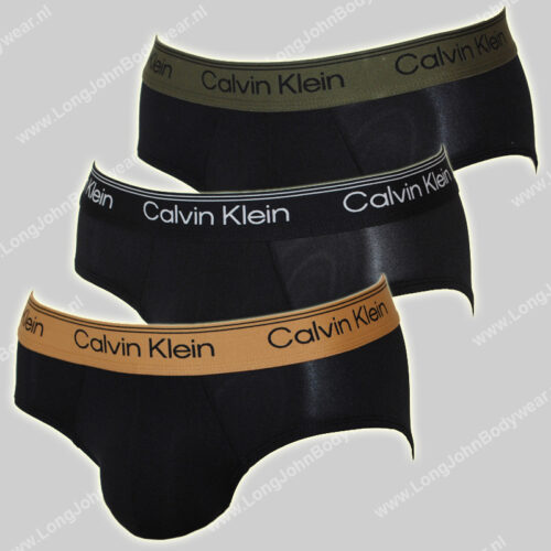 Calvin Klein 3-pack Hip Briefs Microfiber Stretch