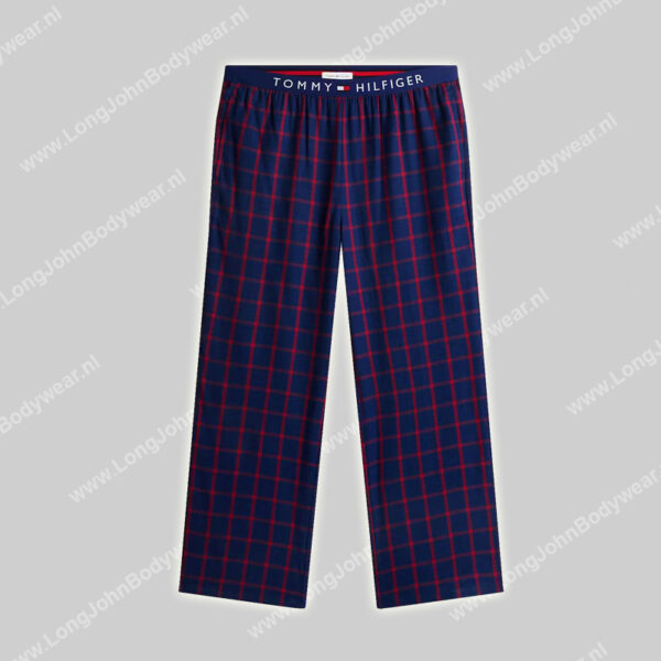 Tommy Hilfiger PJ L/S Flannel Pant en Slippers