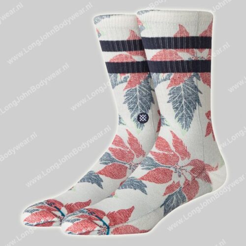 Stance Sokken Poinsettia Paradise Crew-0