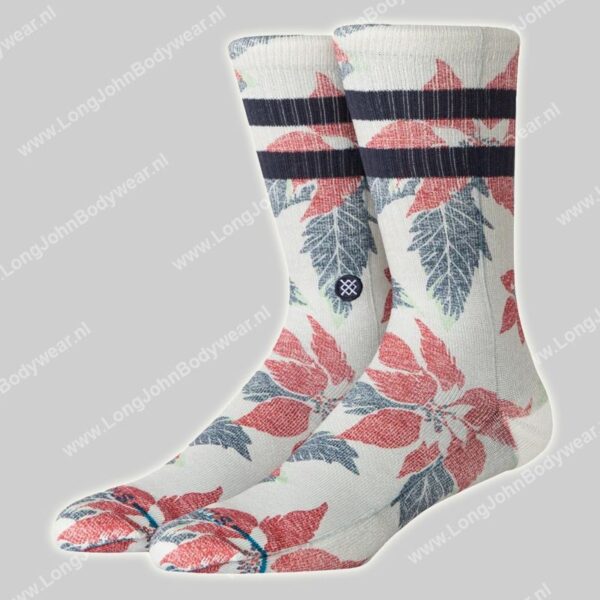 Stance Sokken Poinsettia Paradise Crew-0