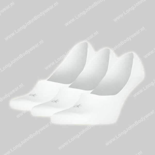 Calvin Klein Sokken Footie Mid-Cut 3-pack