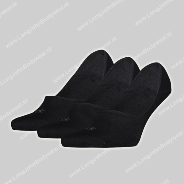 Calvin Klein Sokken Footie Mid-Cut 3-pack
