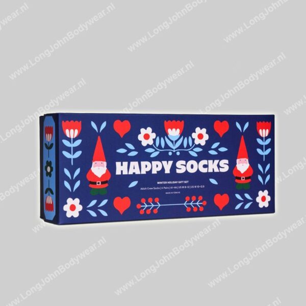Happy Socks 4-pack Winter Holiday Gift Set Sock