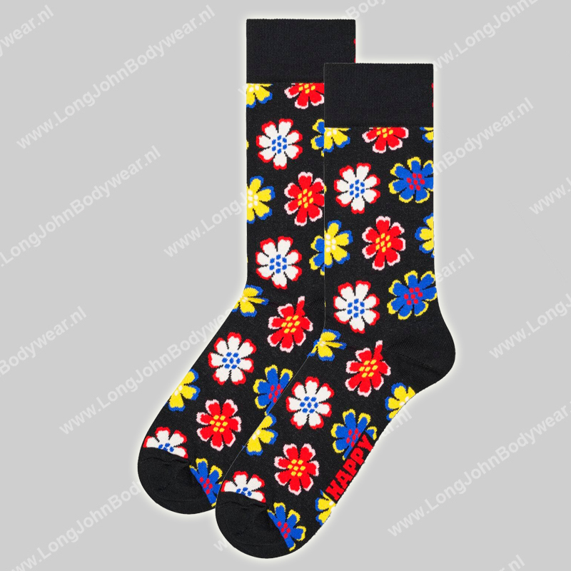 Happy Socks Folk Flower Sock-0